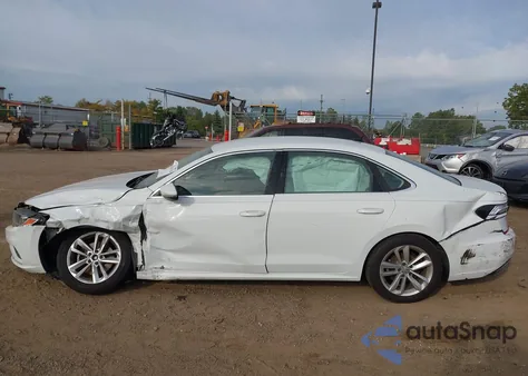 2020 Volkswagen Passat 2.0T Se z USA, uszkodzony, nr VIN 1VWSA7A39LC001915